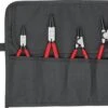 Knipex Sicherungsr.-Zangen-Set 4tlg.in Rolltasche
