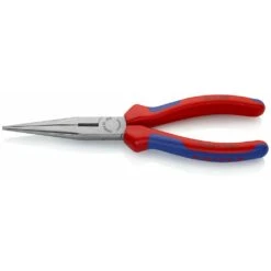 KNIPEX Flachrundzange (Storchschnabelzange) Nr. 26 12 200, Gerade