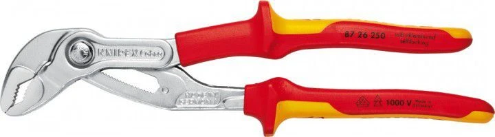Knipex Wasserpumpenzange Cobra VDE 250mm M.M.K.Griff 3 Knipex Wasserpumpenzange Cobra VDE 250mm M.M.K.Griff