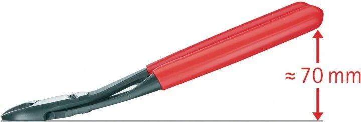 Knipex Kraft-Seitenschneider 200mm M.Kst.Griff 6 Knipex Kraft-Seitenschneider 200mm M.Kst.Griff – Bild 4