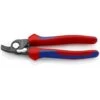 KNIPEX Kabelschere Mit Öffnungsfeder Länge: 180mm, 95 22 165 -Knipex 9522165 00 1 4033497 88371