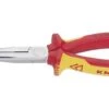 Knipex 26 16 200 VDE Flachrundzange Gerade 200mm -Knipex Knipex 26 16 200 VDE Flachrundzange Gerade 200mm