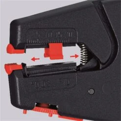 Knipex 12 40 200 SB Selbsteinstellende Abisolierzange -Knipex knipex 1240200 01 F A 06