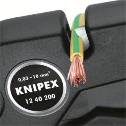 Knipex 12 40 200 SB Selbsteinstellende Abisolierzange -Knipex knipex 1240200 01 F A 07