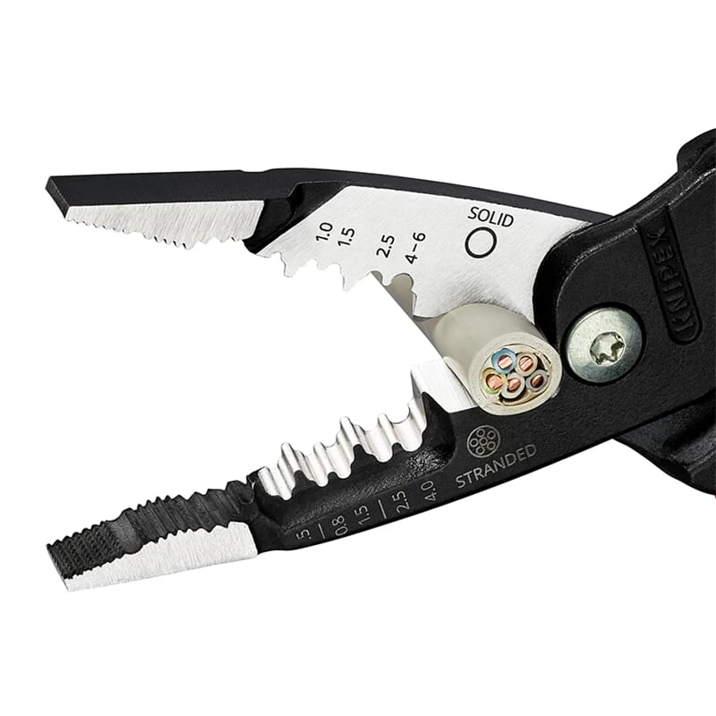 Knipex 13 71 200 ME Multifunktions-Elektrikerzange Wire Stripper Metrisch 4 Knipex 13 71 200 ME Multifunktions-Elektrikerzange Wire Stripper Metrisch – Bild 2