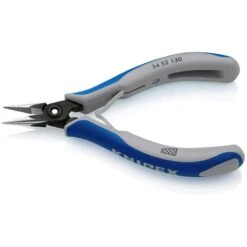 Knipex 34 52 130 Praez.-Elektronikzange,flachrund