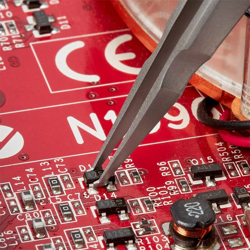 Knipex 92 01 03 SMD Präzisionspinzette Edelstahl 7 Knipex 92 01 03 SMD Präzisionspinzette Edelstahl – Bild 5