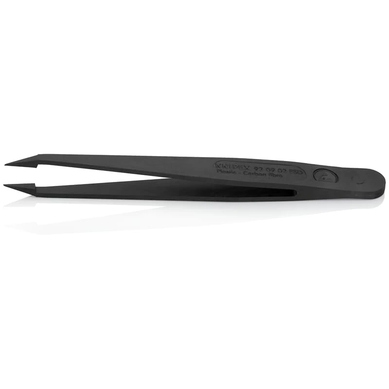 Knipex 92 09 02 ESD Kunststoffpinzette schwarz 3 Knipex 92 09 02 ESD Kunststoffpinzette schwarz