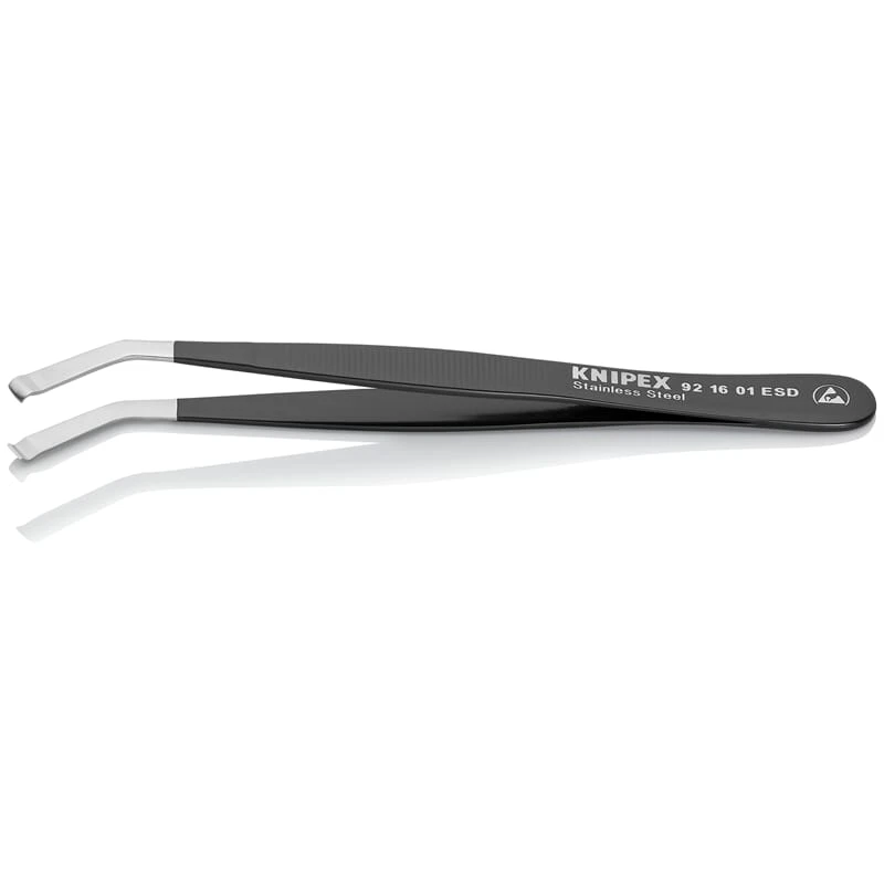 Knipex 92 16 01 ESD Positionierpinzette Edelstahl 3 Knipex 92 16 01 ESD Positionierpinzette Edelstahl