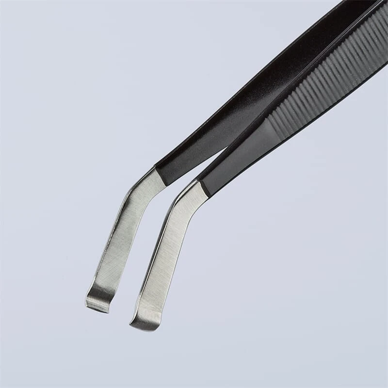 Knipex 92 16 01 ESD Positionierpinzette Edelstahl 7 Knipex 92 16 01 ESD Positionierpinzette Edelstahl – Bild 5