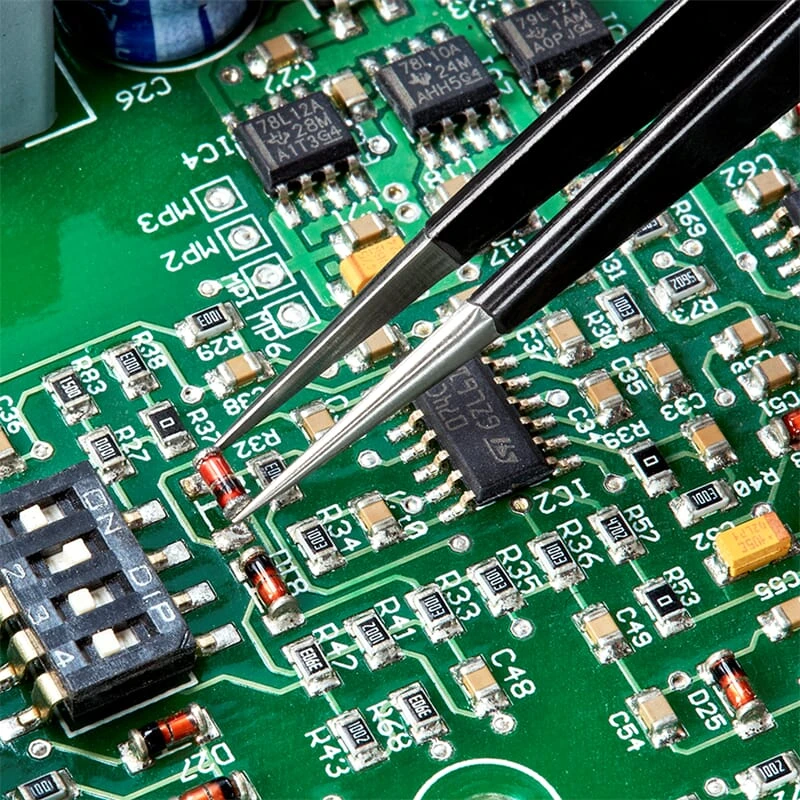 Knipex 92 21 01 ESD Universalpinzette Edelstahl 7 Knipex 92 21 01 ESD Universalpinzette Edelstahl – Bild 5