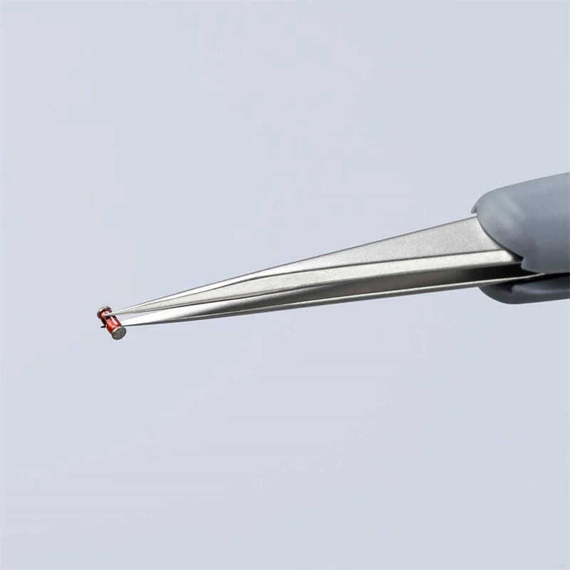 Knipex 92 21 12 ESD Gummi-Pinzette ESD Edelstahl 4 Knipex 92 21 12 ESD Gummi-Pinzette ESD Edelstahl – Bild 2