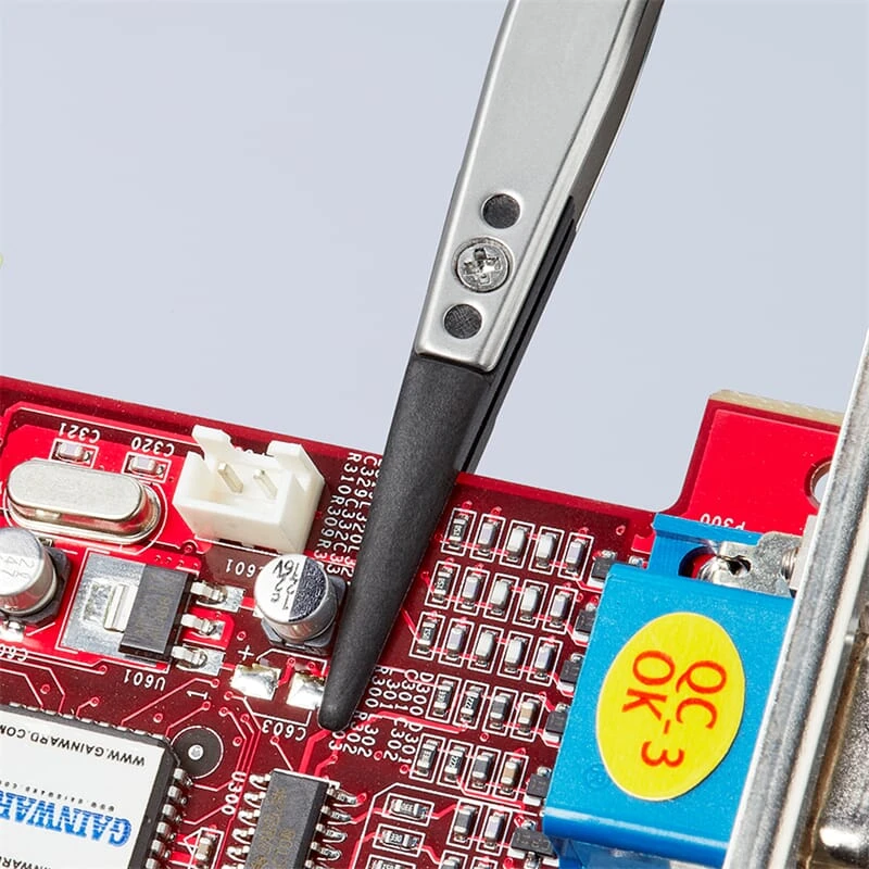 Knipex 92 81 04 KNIPEX Pinzette Mit Wechselspitzen ESD 6 Knipex 92 81 04 KNIPEX Pinzette Mit Wechselspitzen ESD – Bild 4