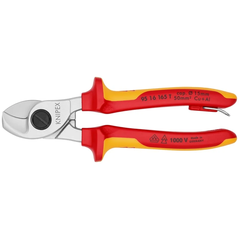 Knipex 95 16 165 T Kabelschere Mit Befestigungsöse 4 Knipex 95 16 165 T Kabelschere Mit Befestigungsöse – Bild 2