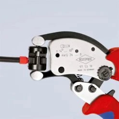 Knipex 97 53 19 Twistor T Selbsteinstellende Crimpzange Für Aderendhülsen Mit Drehbarem Crimpkopf -Knipex knipex 975319 00 F A 02