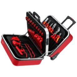 Knipex 98 99 15 Werkzeugkoffer "BIG Twin Move RED" Elektro Kompetenz, Bestückt -Knipex knipex 989915 00 2 A