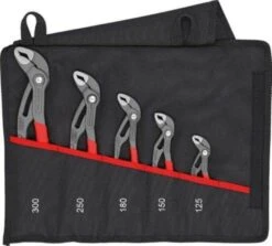 Knipex Wasserpumpen Zangen Set Cobra 001955S5 In Rolltasche 5 Teile
