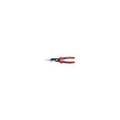 KNIPEX Elektro-Installationszange 200mm Poliert, Mit 2-Komponenten-Griffe