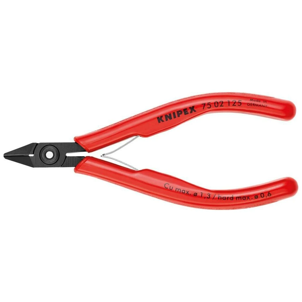 KNIPEX Elektronik-Seitenschneider 125mm Mit Facette 3 KNIPEX Elektronik-Seitenschneider 125mm Mit Facette