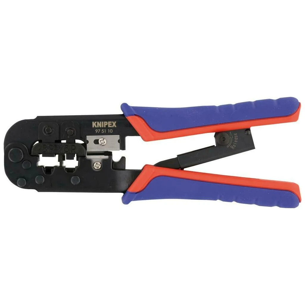 KNIPEX Crimpzange Für Westernstecker 6+8-polig Nr. 97 51 10 3 KNIPEX Crimpzange Für Westernstecker 6+8-polig Nr. 97 51 10