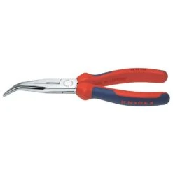 KNIPEX Storchschnabelzange Gebogen 200mm 2-Komponenten-Griff Nr. 26 25 200