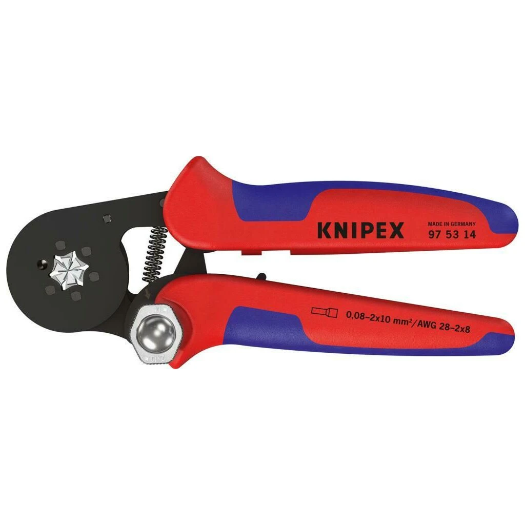 KNIPEX Crimpzange Für Aderendhülsenzange 180mm 0,08- 6qmm 2-Komponenten-Griff Nr. 97 53 14 3 KNIPEX Crimpzange Für Aderendhülsenzange 180mm 0,08- 6qmm 2-Komponenten-Griff Nr. 97 53 14