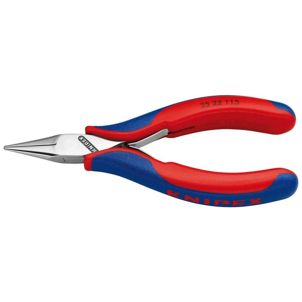 KNIPEX Elektronik-Greifzange 115mm Flach-runde Backen 3 KNIPEX Elektronik-Greifzange 115mm Flach-runde Backen