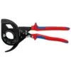 KNIPEX Kabelschneider Ratsche 320mm, Brüniert 2K -Knipex pre116004 487636