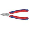 KNIPEX Elektronik-Seitenschneider Super-Knips 125mm Ohne Facette, Mit Drahtklemme