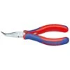 KNIPEX Elektronik-Greifzange 145mm Flach-runde Lange Backen, Gebogen -Knipex qwz115993 644427