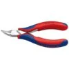 KNIPEX Elektronik-Greifzange 115mm Flach-runde Backen, Gebogen -Knipex qwz116000 487491